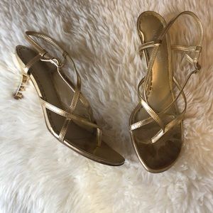 Gold Gianni Bini Heels (size 8)